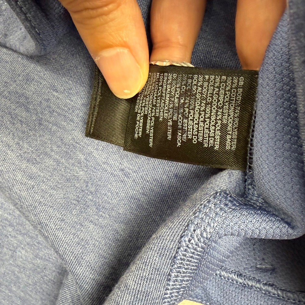 The North Face Hoodie Top Womens L Blue Sleeveless Activewear Outdoors Sports - Picture 10 of 14
